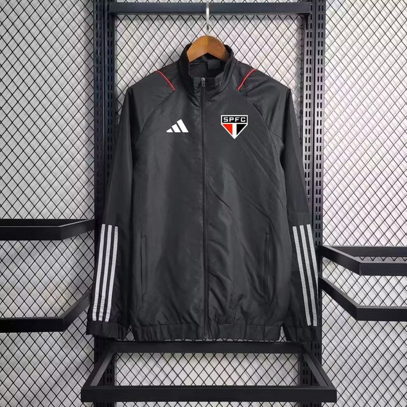 2023 new windbreaker Sao Paulo black Sport Unifom jersey Sport Unifom