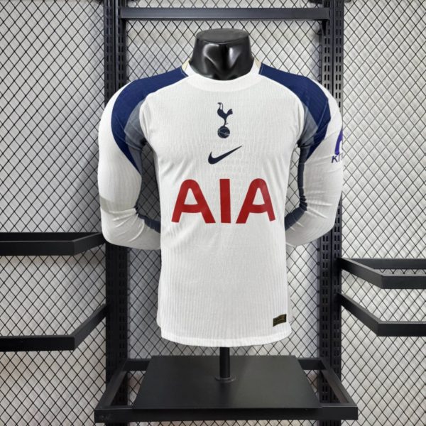 2025/26 Tottenham Hotspur Home Long Sleeve Jersey Player Version