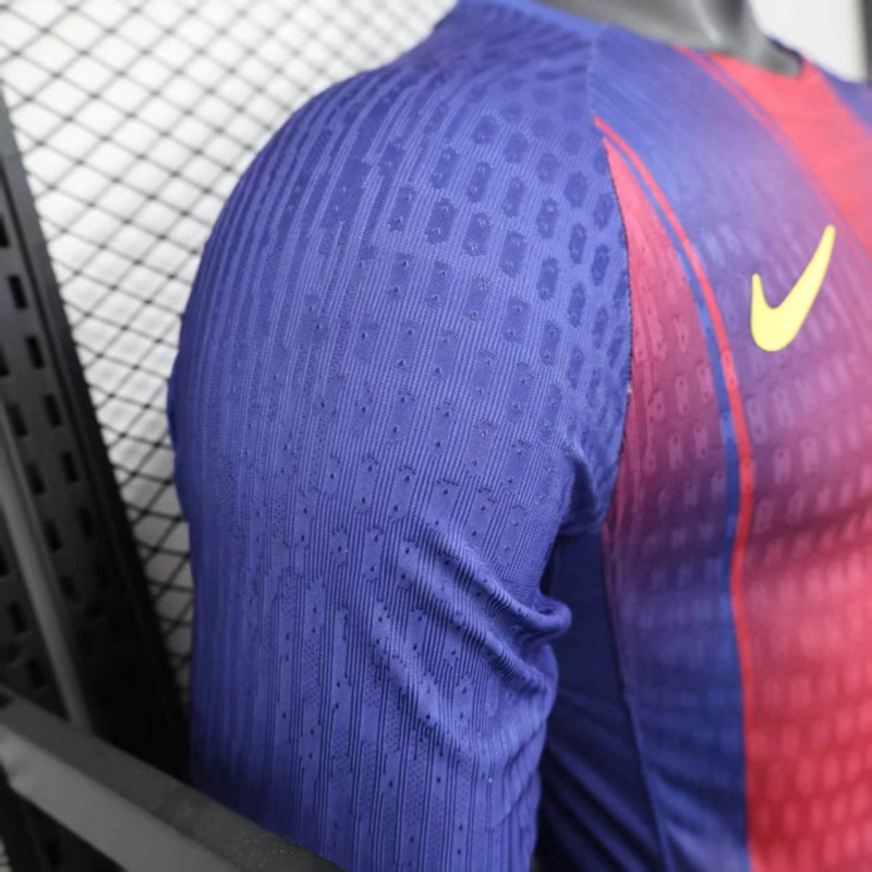2025/26 Barcelona Home Long Sleeve Jersey Player Version