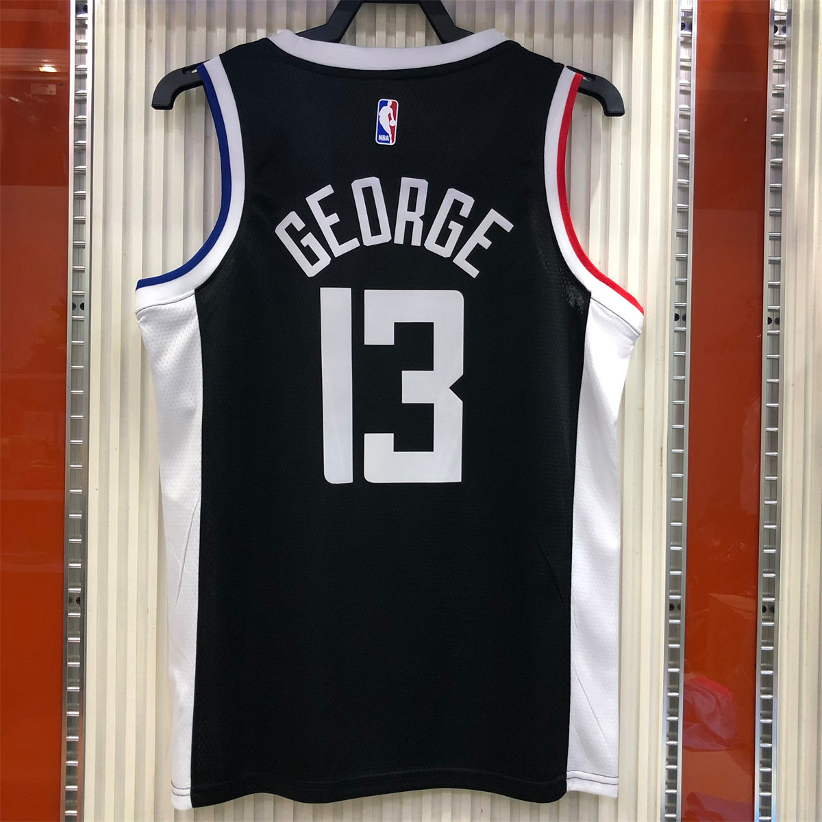 NBA Los Angeles Clippers V neck Black Jersey GEORGE#13 S-XXL
