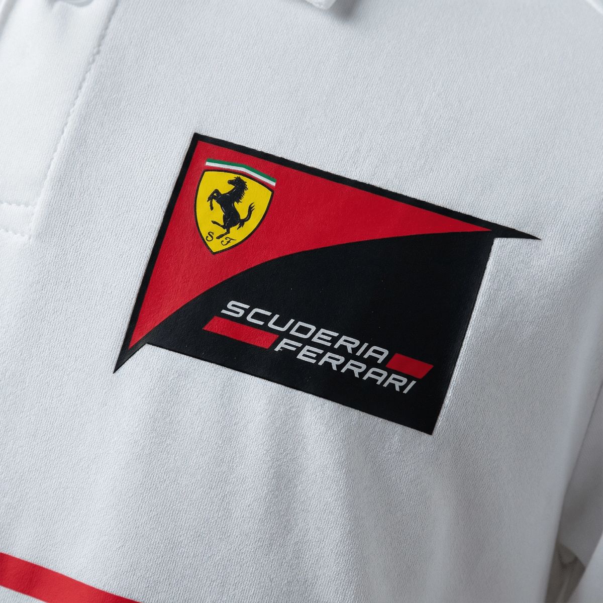 F1 Racing Scuderia Ferrari 2025 White POLO