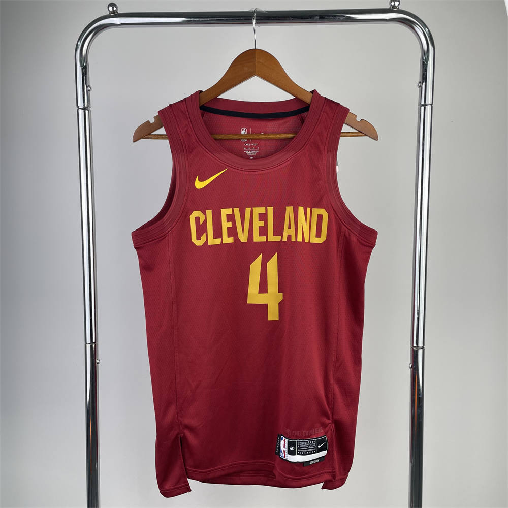 NBA Cleverland Cavaliers Round Neck Red jersey MOBLEY#4 S-XXL