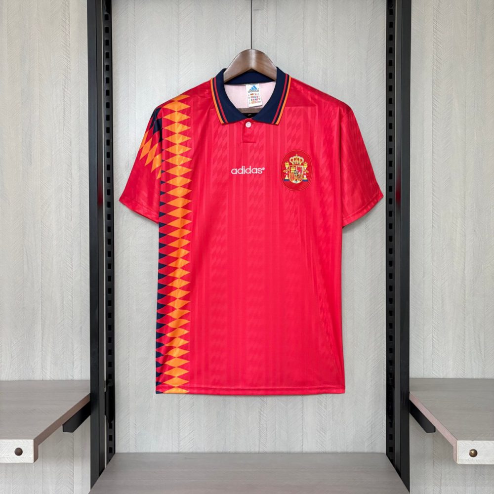 Retro Spain 1994 Home jersey Fan Version