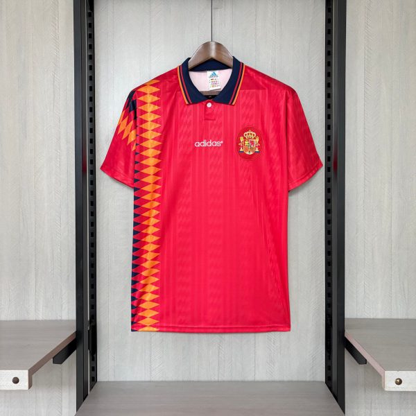 Retro Spain 1994 Home jersey Fan Version