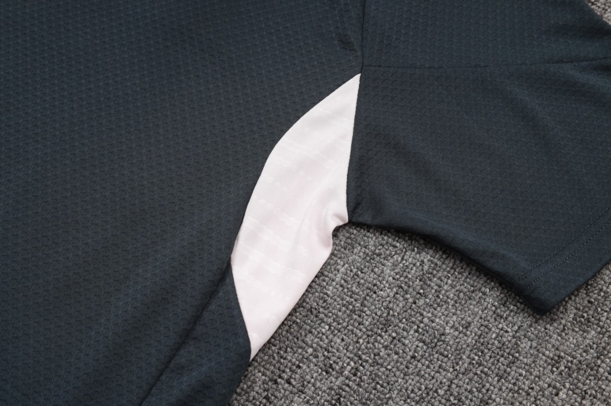 2026 Real Madrid Dark gray Training Set Shirt and Shorts