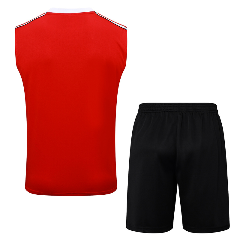 2025/26 Manchester United Red Training Set Shirt and Shorts