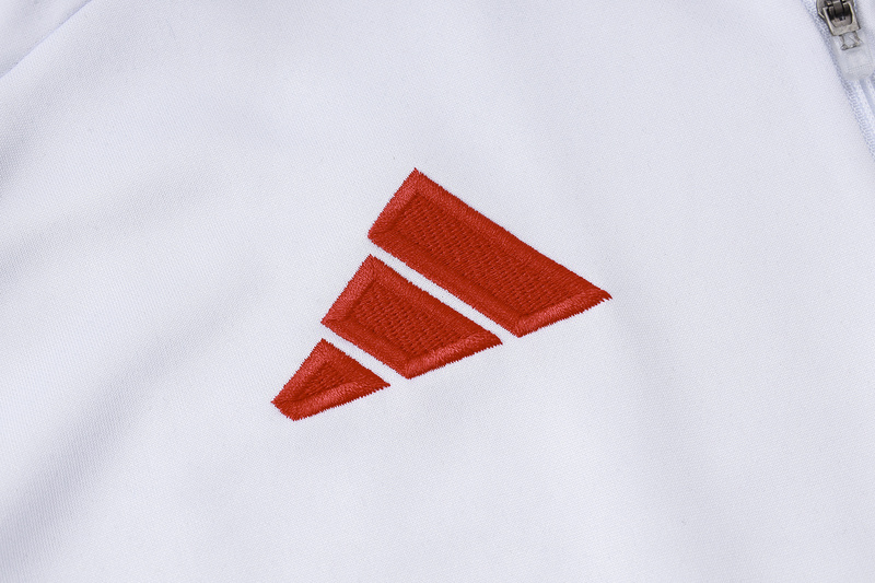 24/25 Internacional White Long-sleeved half-pull training kit Football team kit
