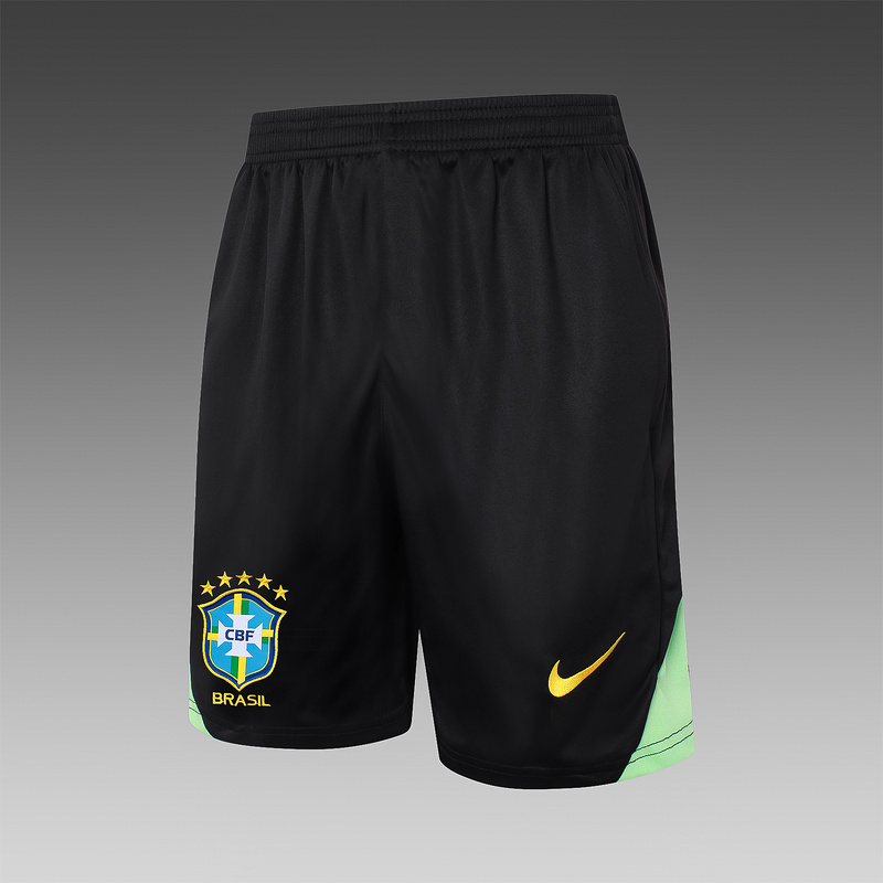 24/25 Brazil Black Training Set Shirt and Shorts