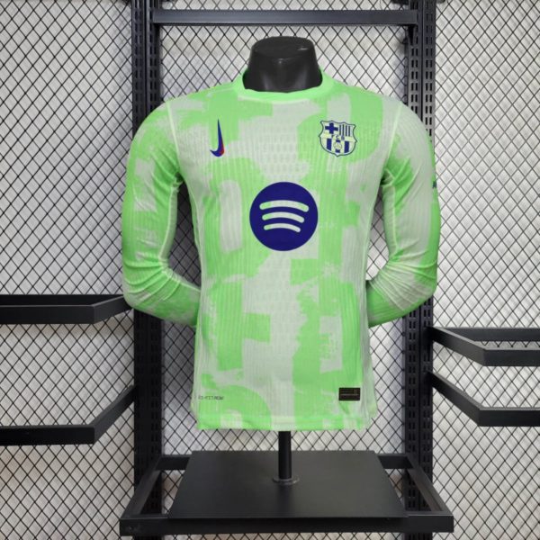 24/25 Barcelona 2 Away Long Sleeve Jersey Player Version