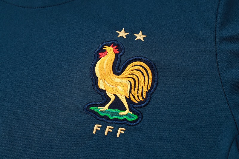 24/25 France Royal Blue Training Set Shirt and Shorts
