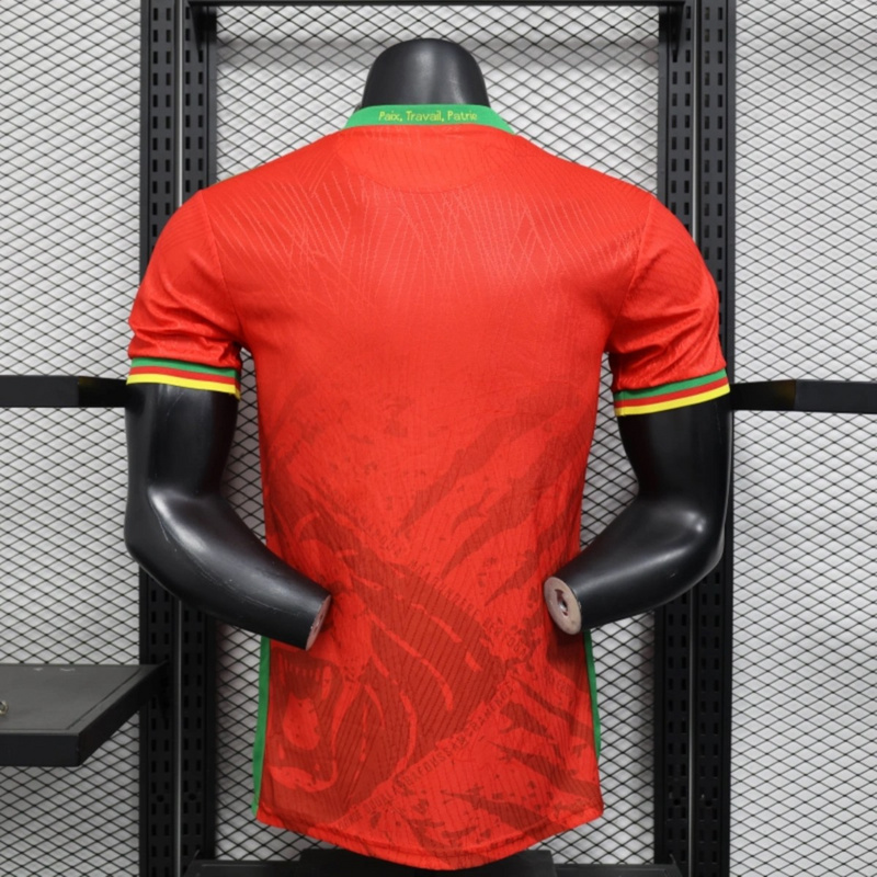 2025/26 Cameroon Away Red jersey Player Version
