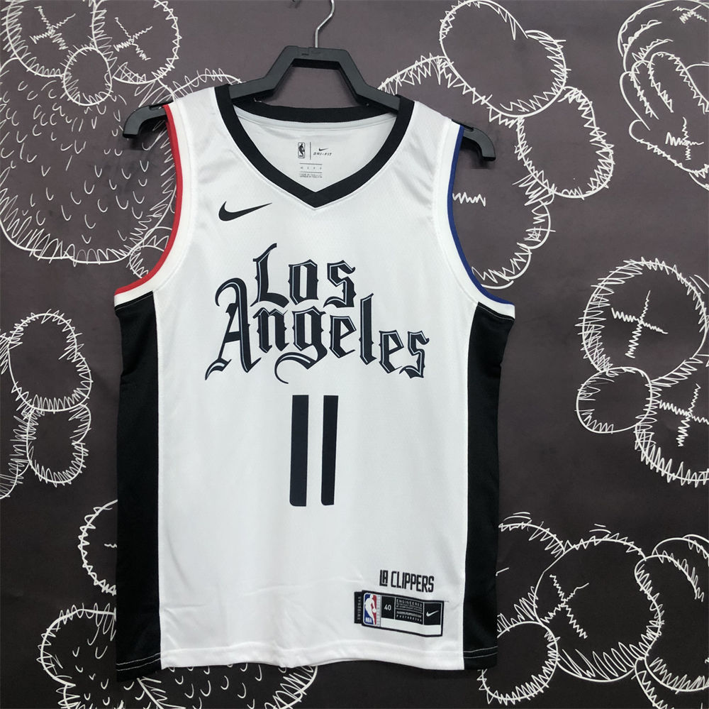 NBA Los Angeles Clippers V-Neck White Jersey WALL#11 S-XXL