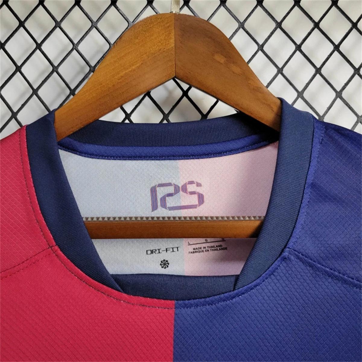 24/25 Barcelona Home Long Sleeve jersey Fan Version
