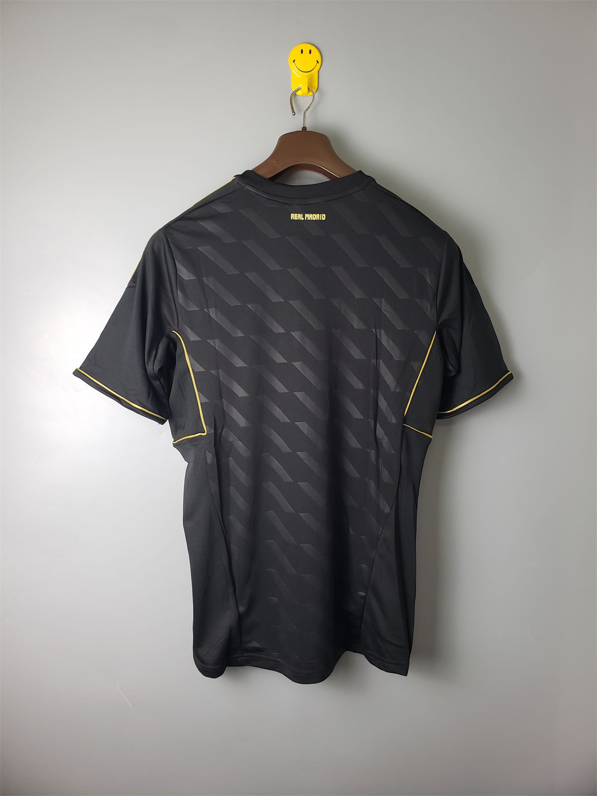Retro Real Madrid 2012 black short sleeves jersey Fan Version