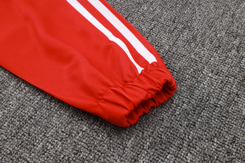 2024/25 Bayern Munich Red Jacket Training Suit Set Football Team Shirt Sports Fashion