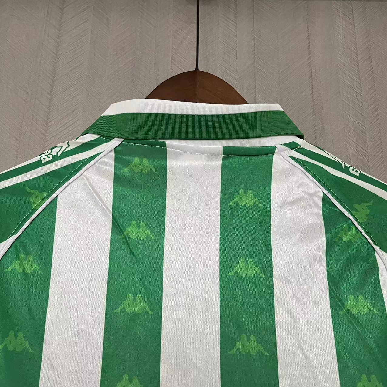Retro Real Betis 95/97 Home Long Sleeve jersey Fan Version