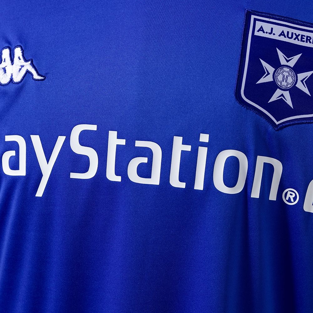 Retro Auxerre 1995/96 Long Sleeve Away jersey Fan Version