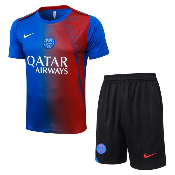 2026 PSG Blue-red Training Set Shirt and Shorts