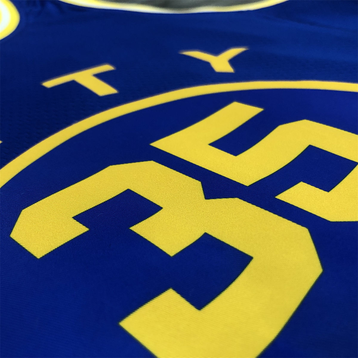 NBA Golden State Warriors Round neck Blue Jersey DURANT#35 S-XXL