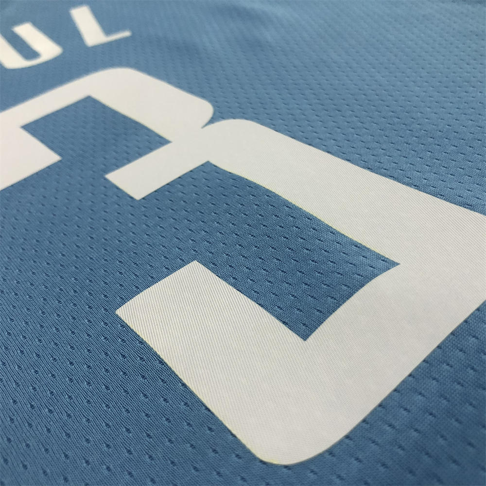 NBA Houston Rockets V-Neck Light Blue Jersey PAUL#3 S-XXL