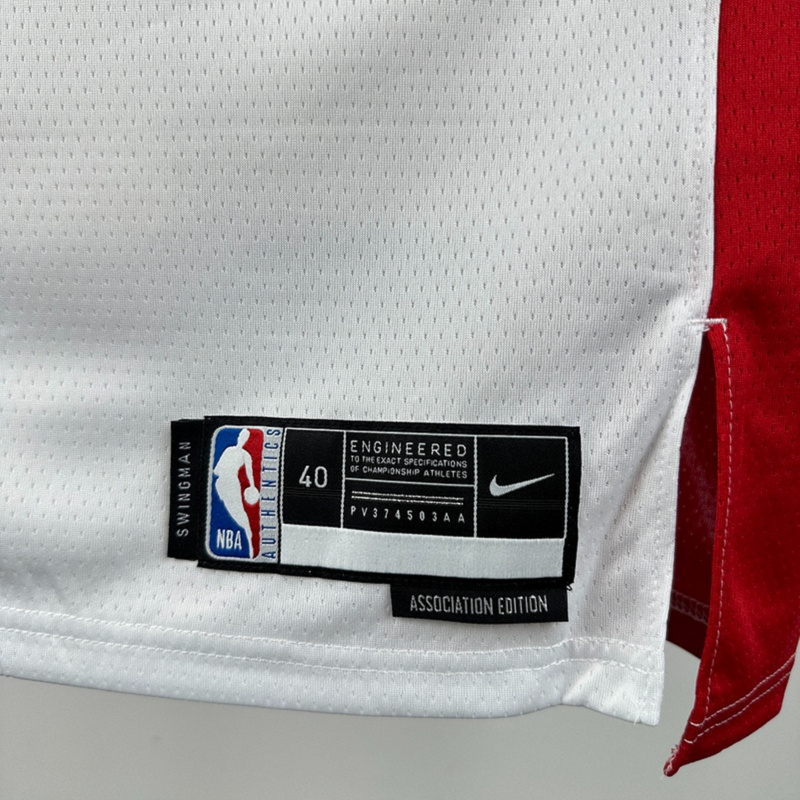 NBA Houston Rockets V-Neck White Jersey DURANT#35 S-XXL