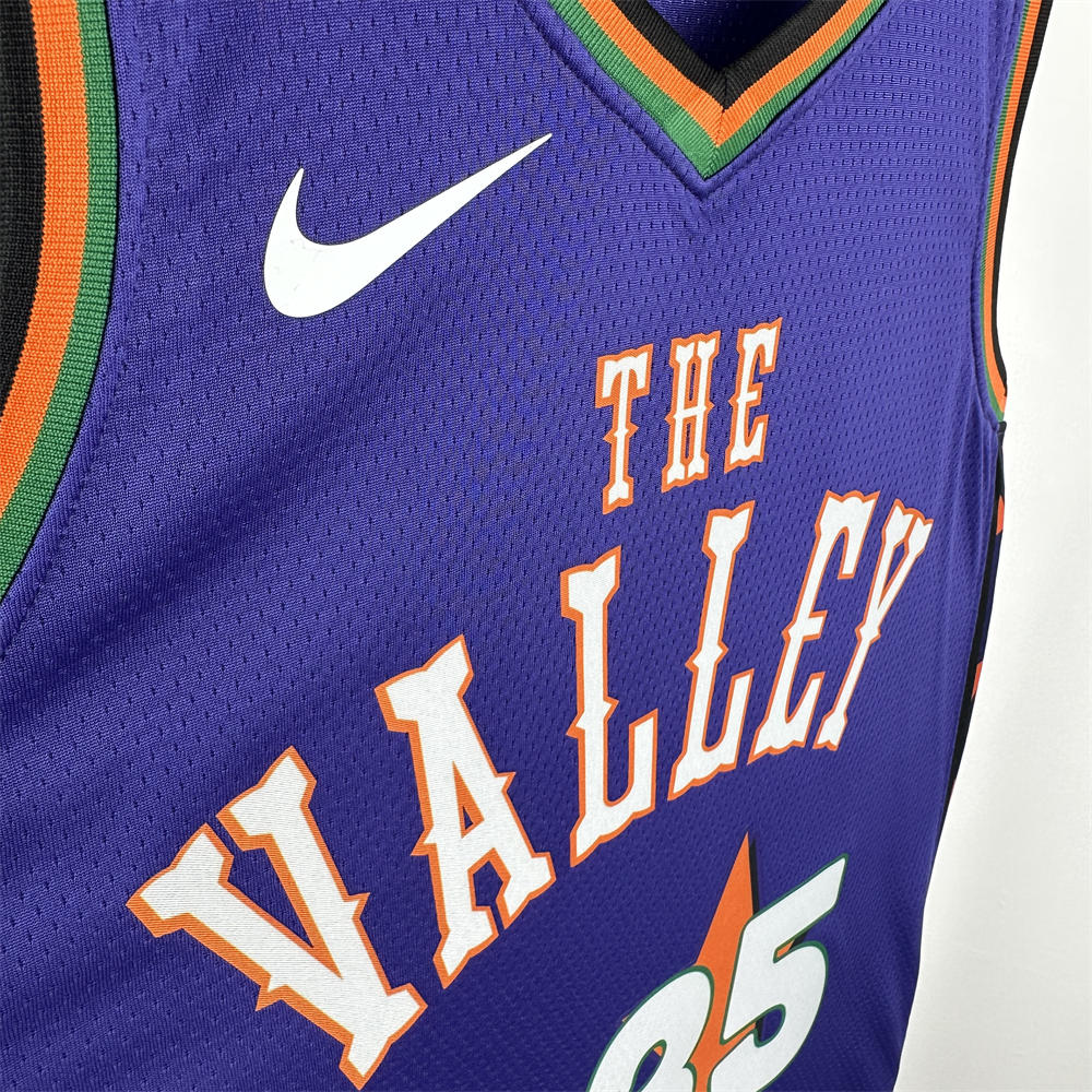 NBA Phoenix Suns 24/25 City Edition DURANT#35 Purple Jersey S-XXL