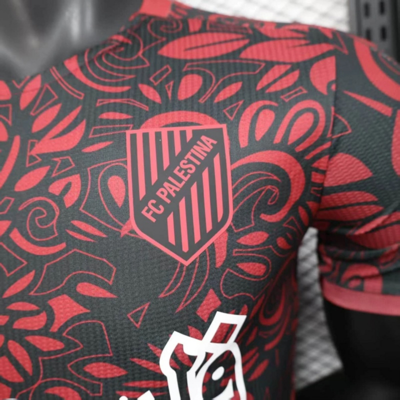 2025/26 Palestino Special Edition Red jersey Player Version