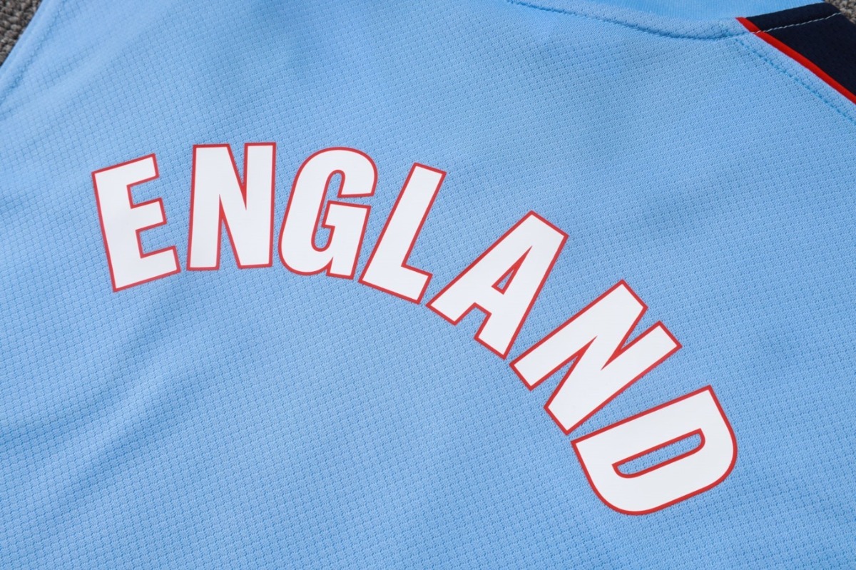 2026 England Light blue Training Set Shirt and Shorts