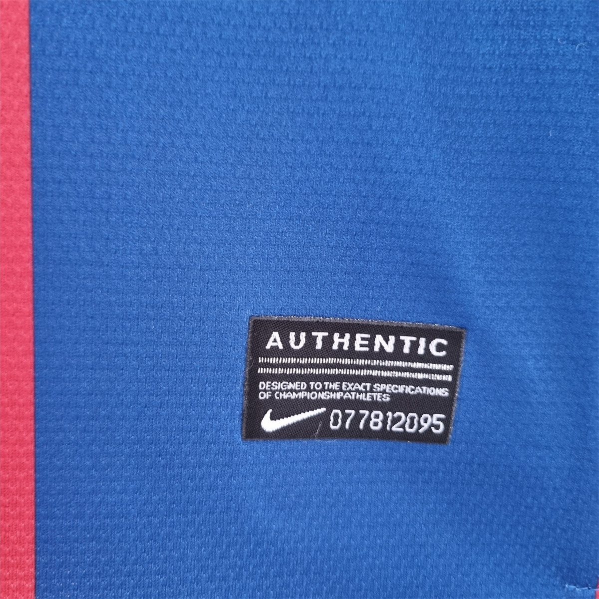 Retro Barcelona 10/11  Long Sleeve UEFA Champions League Home jersey Fan Version