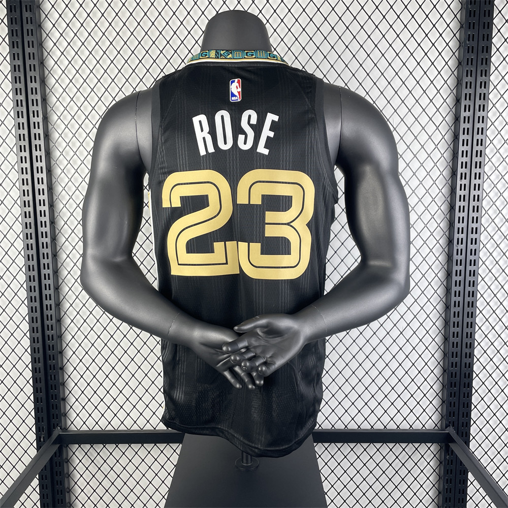 NBA Memphis Grizzies V-Neck Black Jersey RODE#23 S-XXL