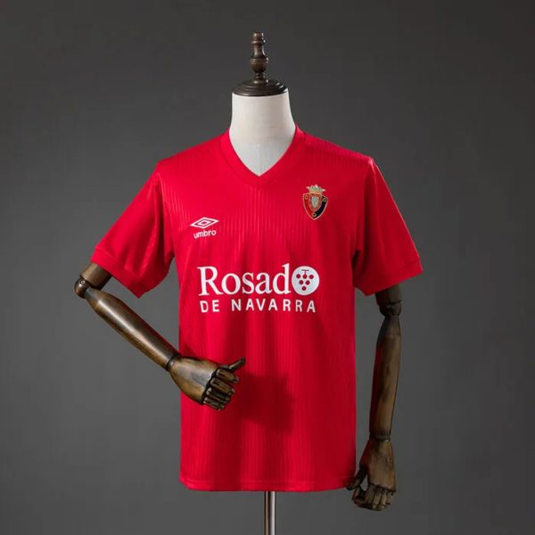 Retro Osasuna 1987/88 Home Jersey Fan Version