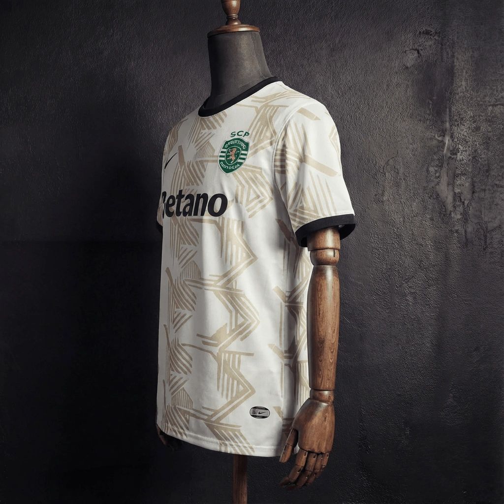2025/26 Sporting Lisbon Special Edition Beige jersey Fan version