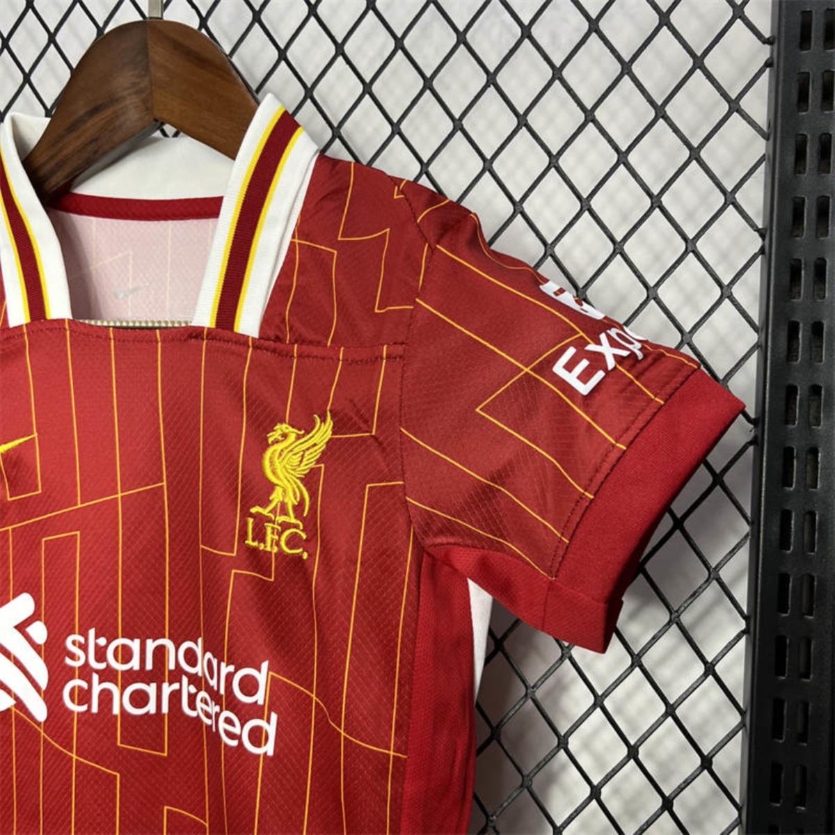 2024/25 Liverpool Home jersey Kid Kits Size 16-28