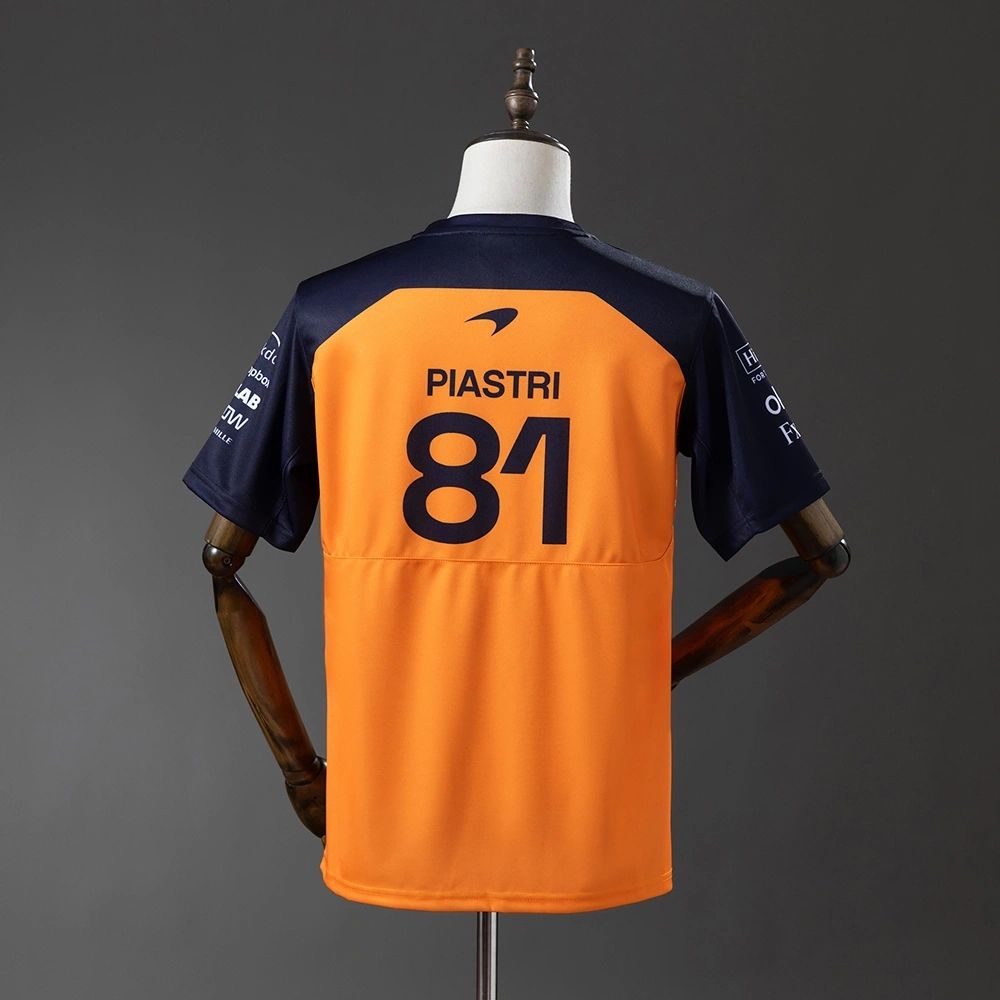 F1 Racing McLaren Team 2025 Orange Suit Shirt PIASTRI #81