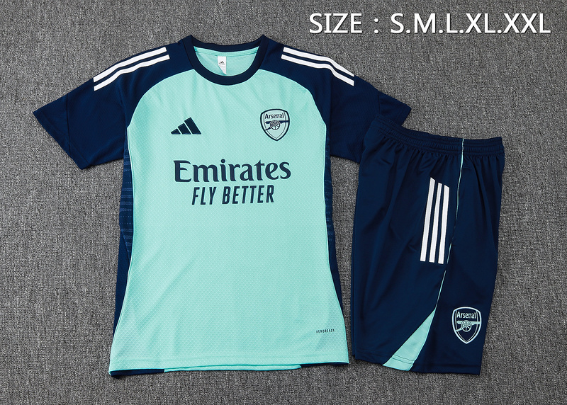 2025/26 Arsenal Light green Training Set Shirt and Shorts