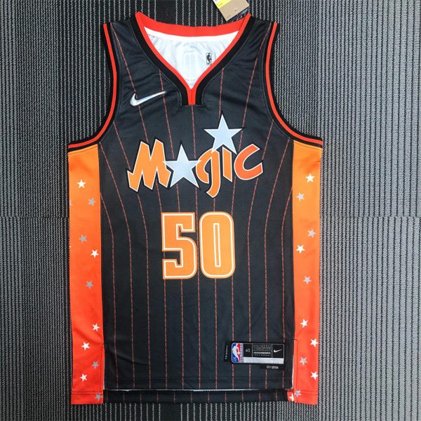 NBA Orlando Magic V-Neck Black 75th Anniversary FUTLZ#20 JERSEY S-XXL