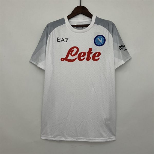 2023/24 Naples White Jersey Fan Version