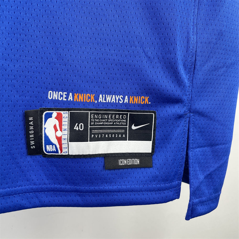 NBA New York Knicks Round Neck Blue jersey BRUNSON#11 S-XXL