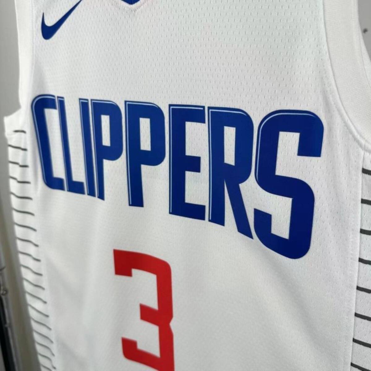 NBA Los Angeles Clippers 24/25 Round Neck White Jersey PAUL#3 S-XXL