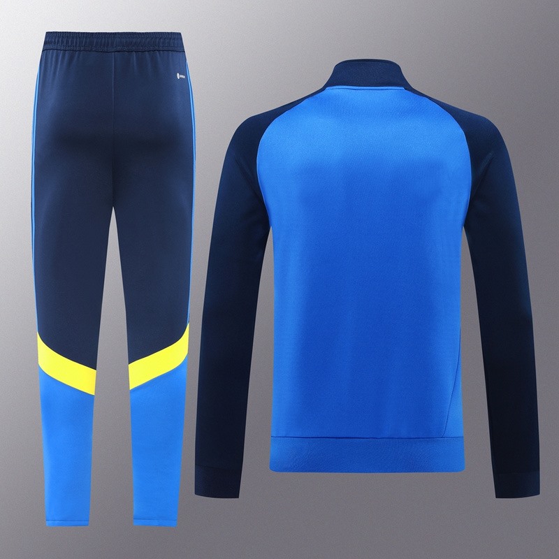 2024 Boca Blue Jacket Training Suit Set Football Team Shirt Sports Fashion
