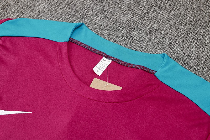 24/25 Psg purplish red Training Set Shirt and Shorts