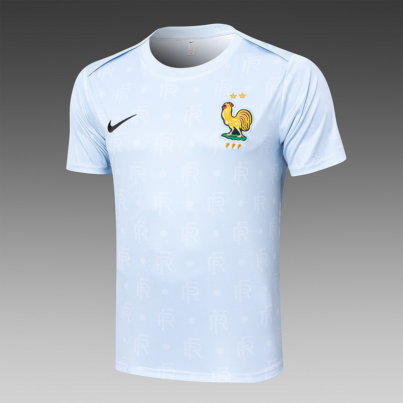 24/25 France light blue Training Set Shirt and Shorts
