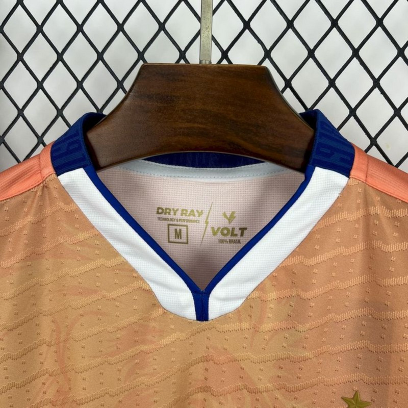 2025/26 Fortaleza Orange Goalkeeper Jersey Fan Version