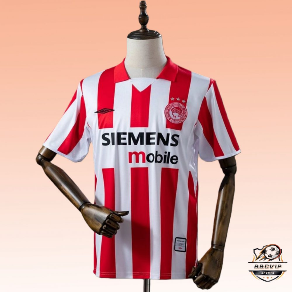 Retro Olympiacos 2004/06 Home jersey Fan Version