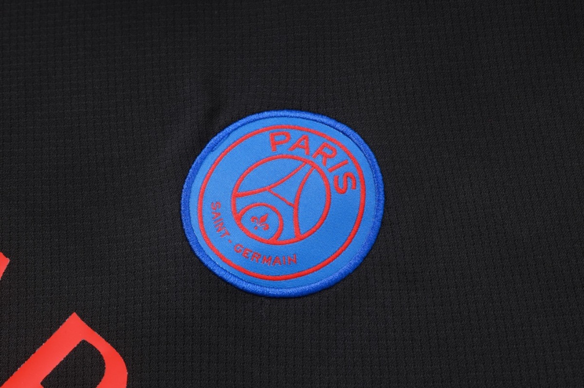 2026 PSG Black Training Set Shirt and Shorts