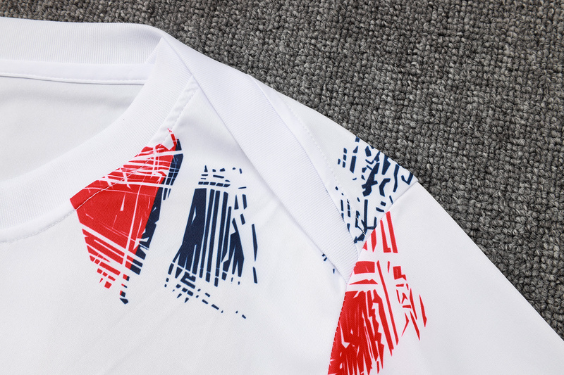 24/25 Paris White Training Set Shirt and Shorts