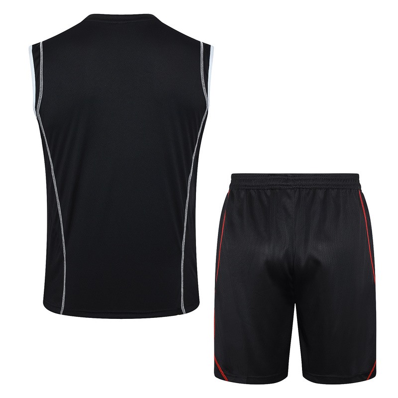 24/25 Roma Black Training Set Shirt and Shorts