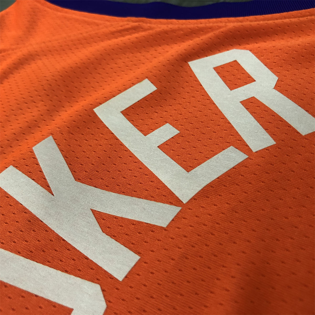 NBA Phoenix Suns V-Neck Orange jersey BOOKER#1 S-XXL