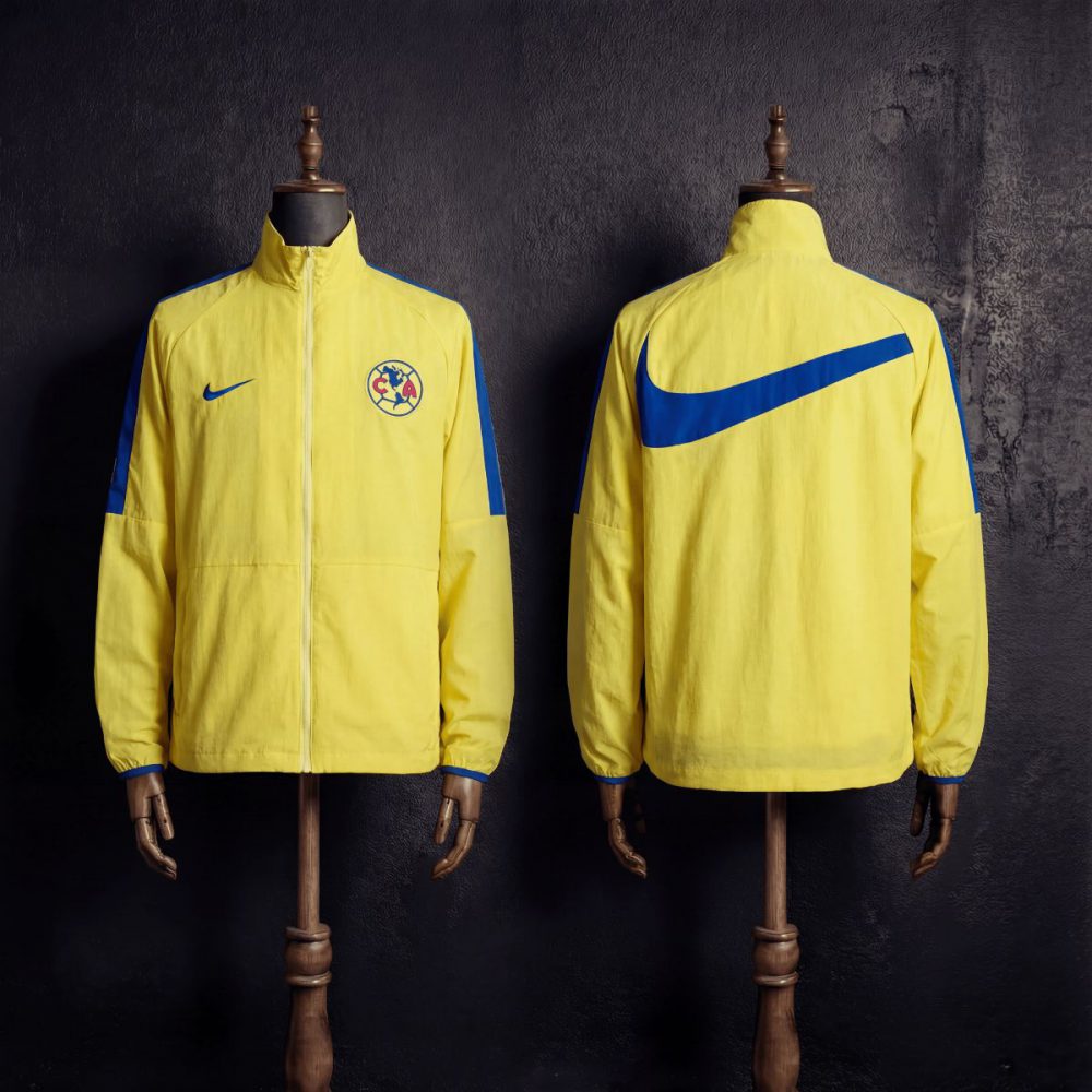2026 Club America Yellow Jacket Windbreaker Sport Unifom