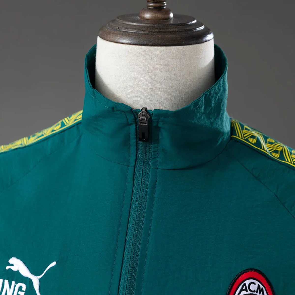 2026 AC Milan KING Anthem Green Jacket Windbreaker